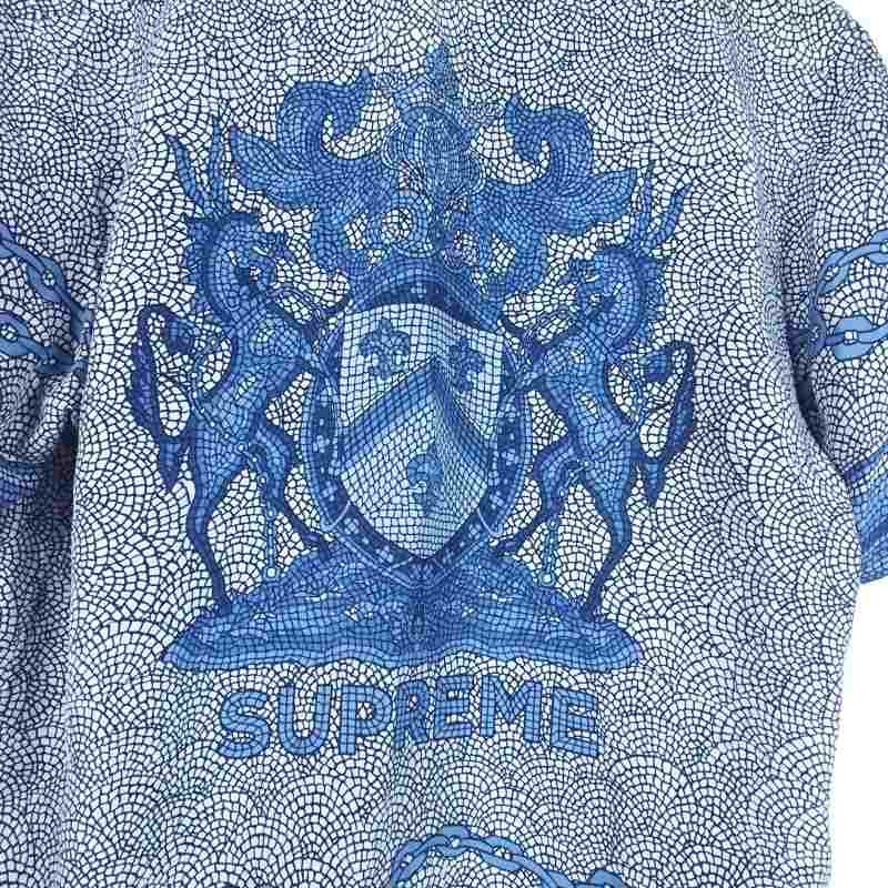 シュプリーム SUPREME 20SS Mosaic Silk S/S Shirt モザイク シルク