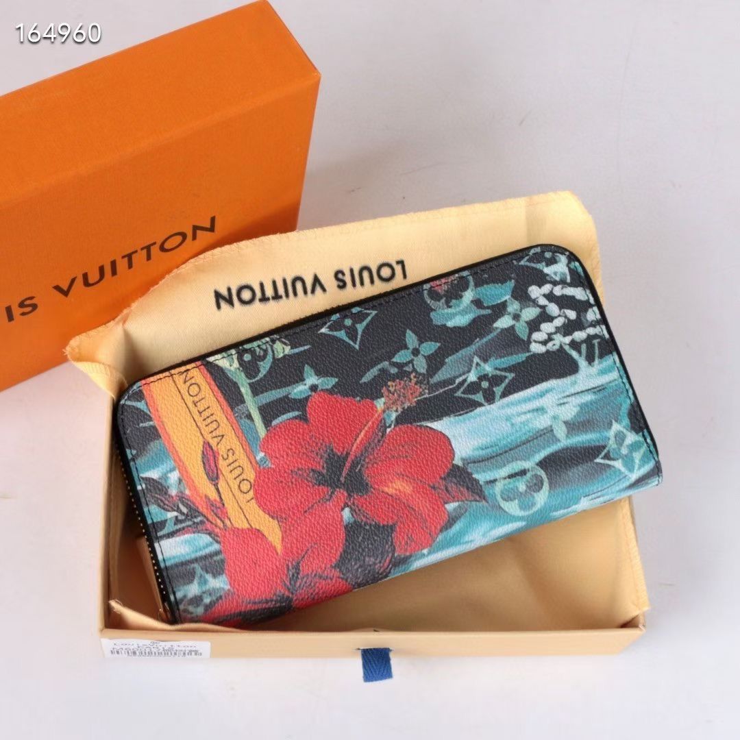 LVルイ・ヴィトン／限定ウォレット「ジビ・ウォーレット」、モノグラムキャンバスにルイ・ヴィトンのかわいいマスコット「ヴィヴィアン」のイラストをプリント[本日特価|新品未使用品]