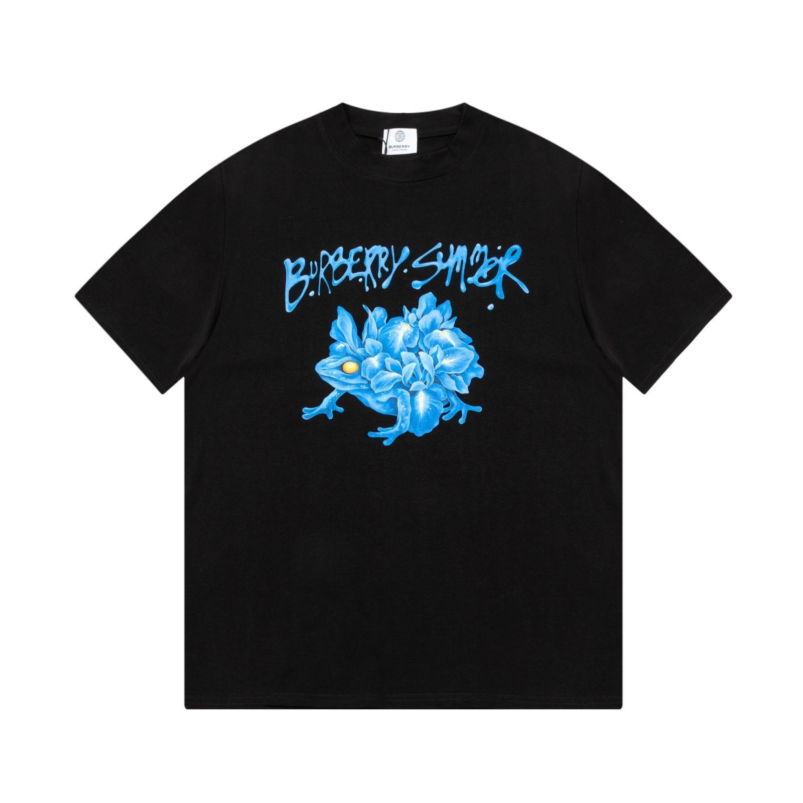 【本日限定特価】Burberry フロッグロゴ クルーネックTシャツ - 2色展開・サイズ選択可能 [本日特価|新品未使用品]