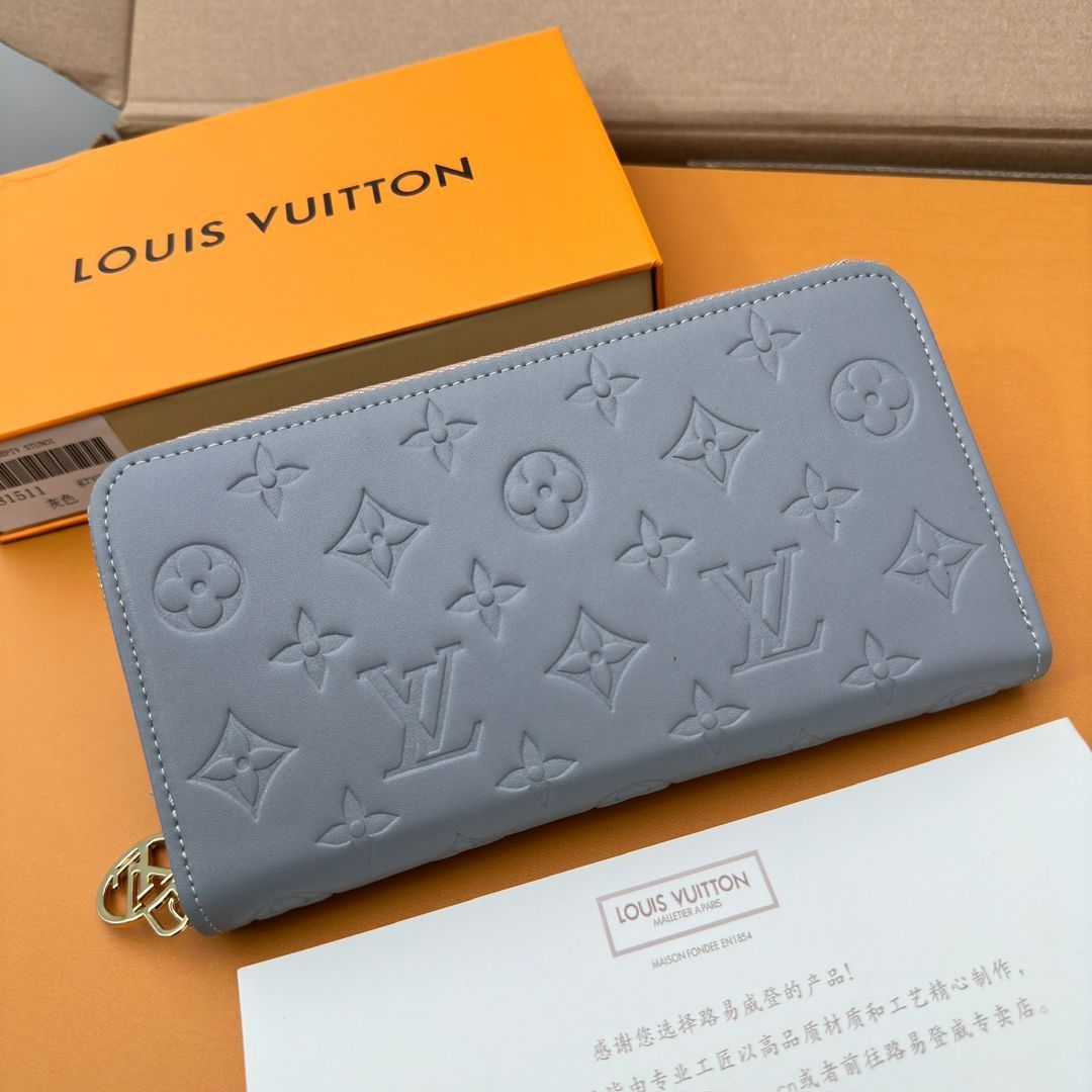 【本日限定特価】Louis Vuitton クッション ウォレット 19.5×10.5×2.5cm モノグラムエンボスラムスキン ※こちらの商品は海外製の並行輸入品です。 [本日特価|新品未使用品]