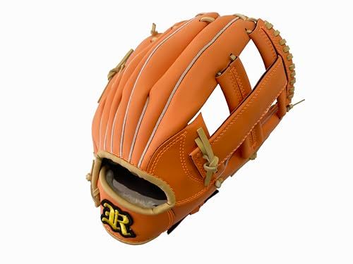 軟式 野球 グローブ グラブ 右投げ用 一般用 大人用 オールラウンド 12インチ オレンジ 417″mn 9d4b9729