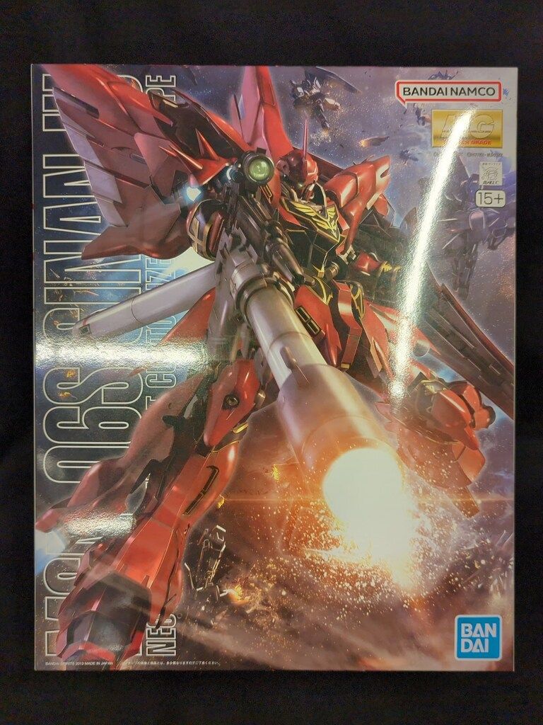 BANDAI SPIRITS MG 1/100 バンダイナムコ版 シナンジュ(アニメver) 15+表記
