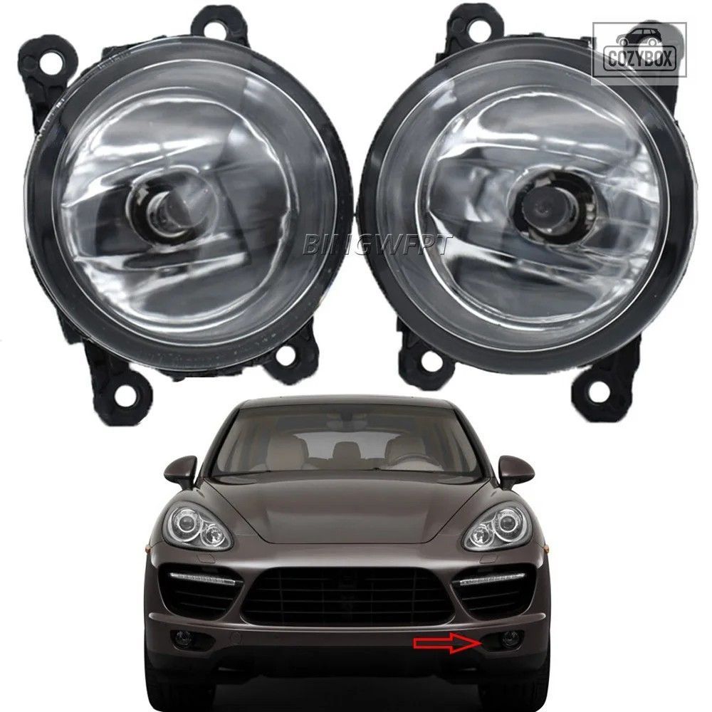 スタイリングフロント フォグランプ ポルシェカイエン 92A 958 2010 - 15 9 個の Led