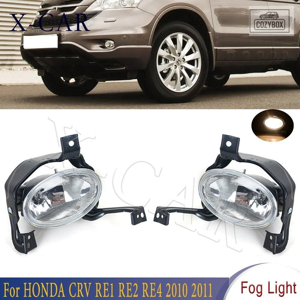 フロント バンパーハロゲン フォグライトランプ ホンダ CRV RE1 RE2 RE4 2010 2011 フ