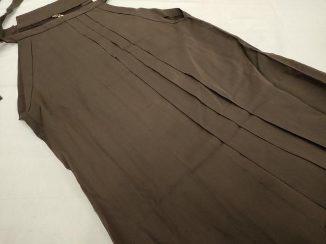 平和屋着物男性 行灯袴 横段文 正絹 逸品 DABF9991cd-冬セール