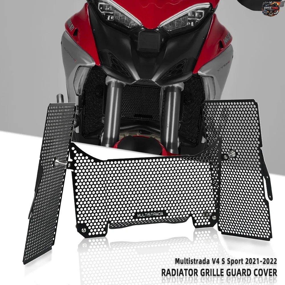 DUCATI MULTISTRADA V4S SPORT 2021 - 2023 - 2026 MULTISTRADA V4 PIKES PEAK 用ラジエーターガードプロテクターグリルカバー