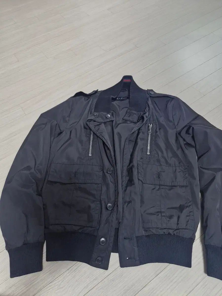 メンズ グッチ 春 ブルゾン ブラック ジャケット