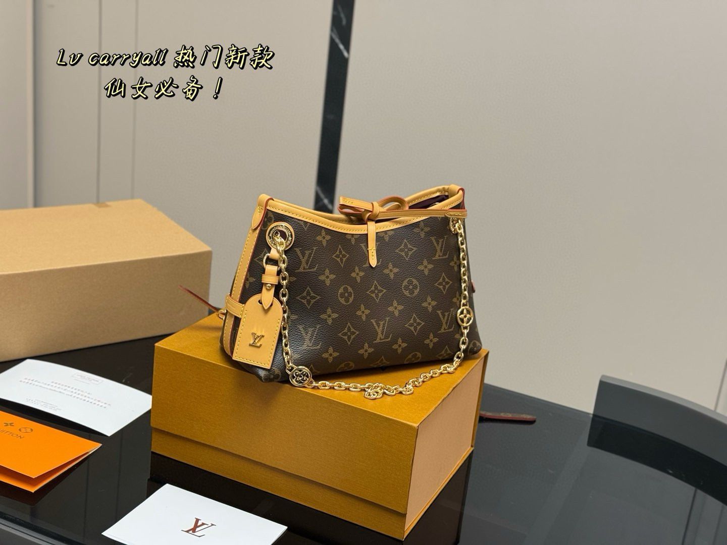【今日特価】Louis Vuitton CarryAll Bag with Bow・ルイ・ヴィトン キャリーオール ボーチャー バッグ-WTO輸入3