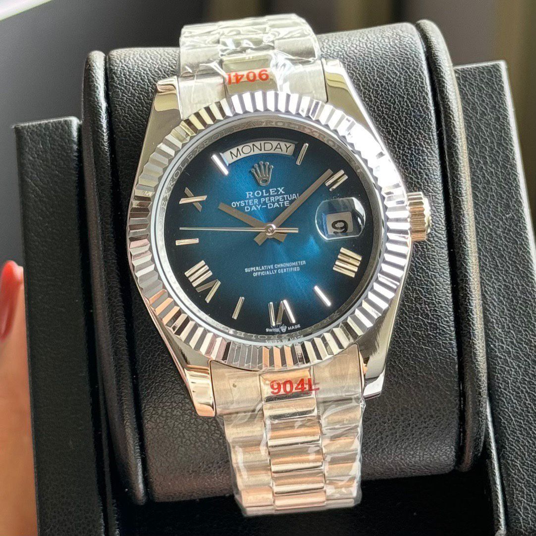 14今すぐ購入へようこそ! ！ROLEX未使用です グラデーションブルーの男性用腕時計です17｜本日限定特価｜新品未使用--WTO輸入3