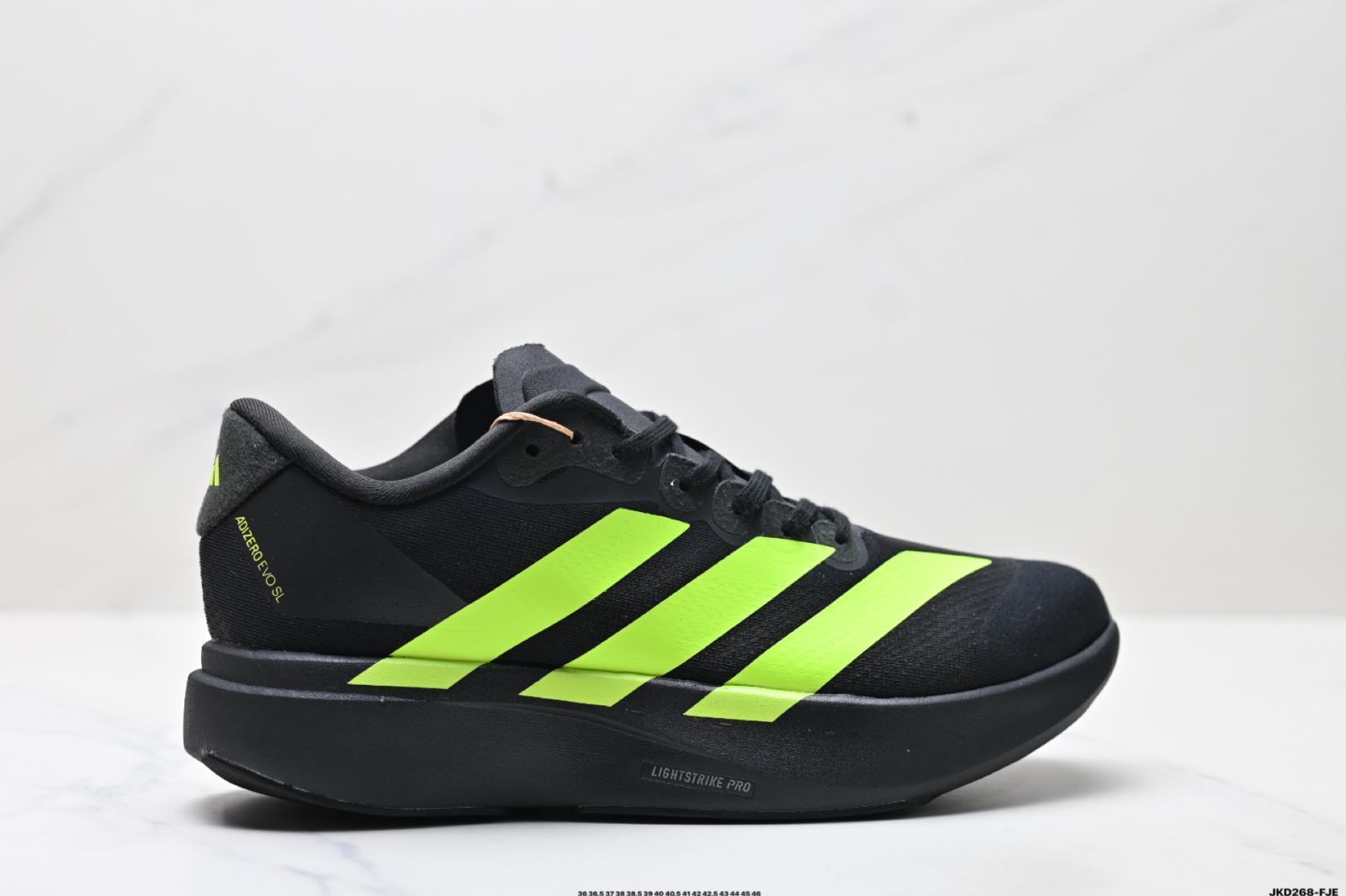 Adidas（アディダス） 「アディダス アディゼロ エボ SL クッション ユニバーサル 滑り止め 耐磨耗 ロートップ レジャー ランニングシューズ」-MM輸入1