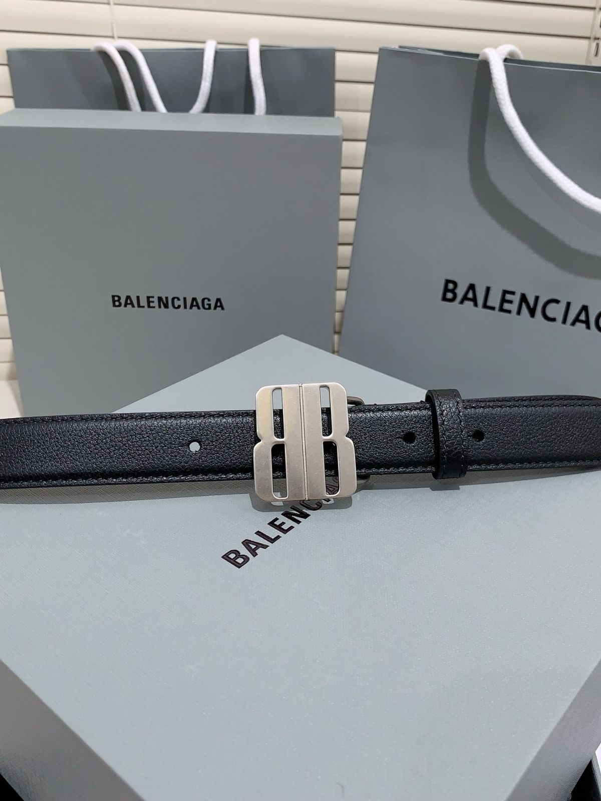 【今日特価】Balenciaga 新款レザーベルト-3