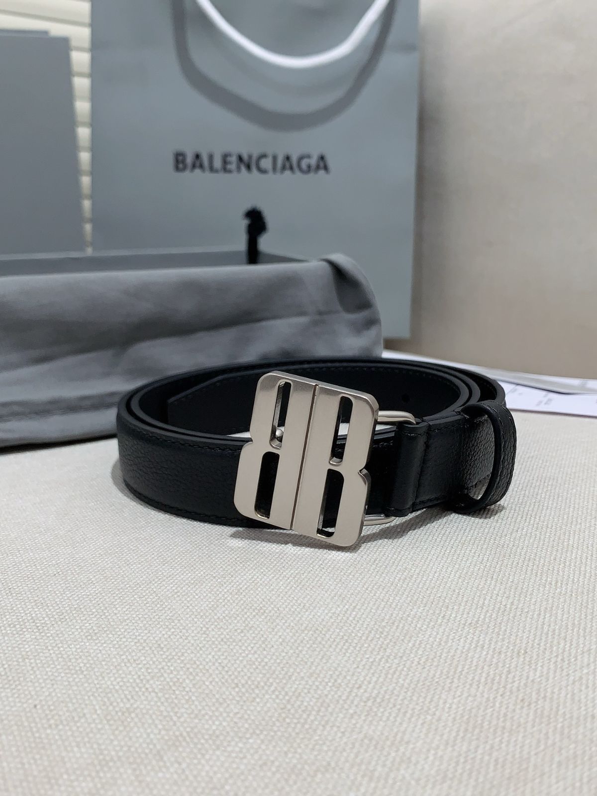 【今日特価】Balenciaga 新款レザーベルト-3