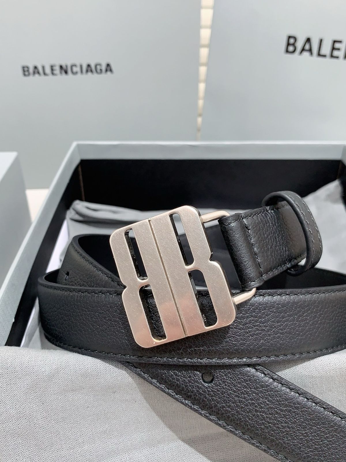 【今日特価】Balenciaga 新款レザーベルト-3