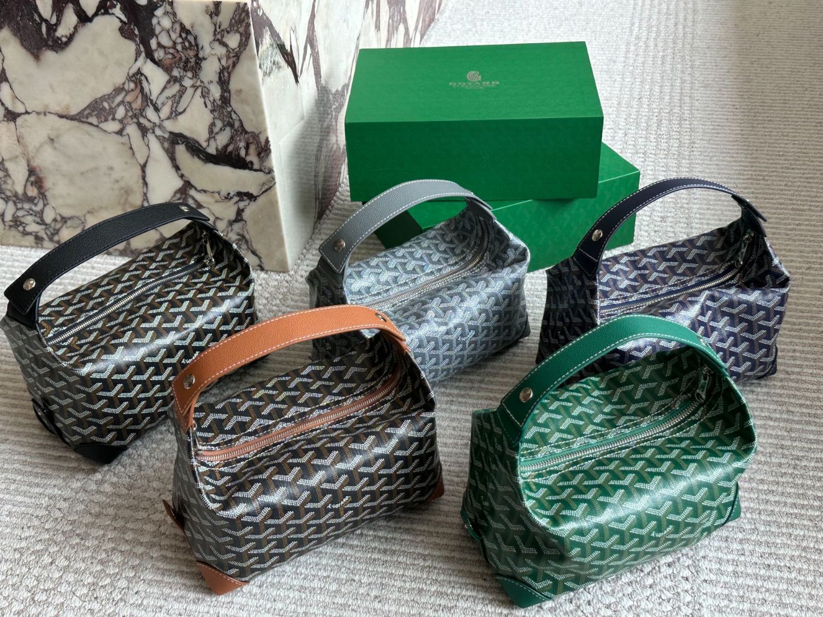 【今日特価】Goyard ゴヤード洗面バッグ 隠しモデル V 新背き方 GET！26cm ボックス付き