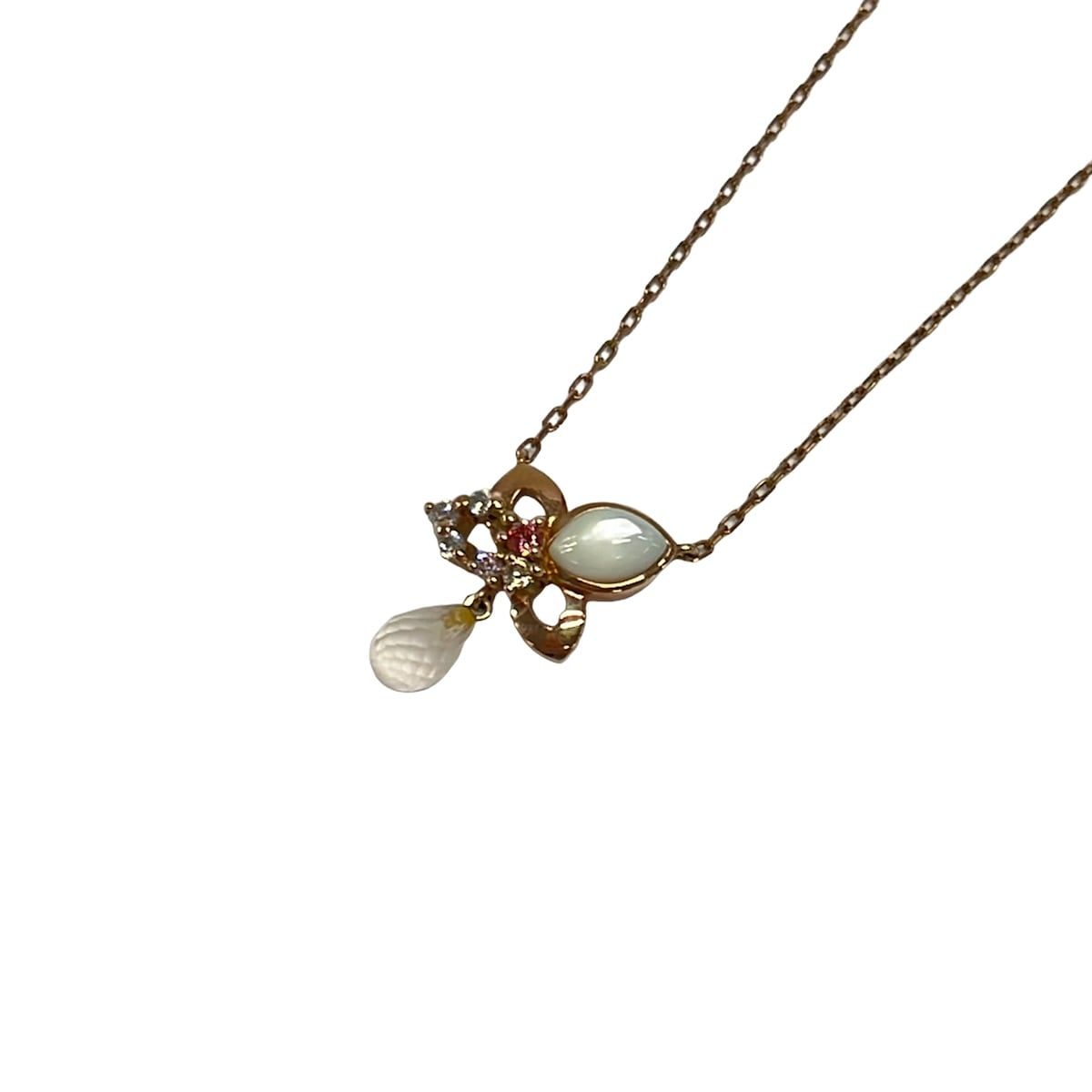 VENDOME(ヴァンドーム青山) ネックレス美品 K10PG×マルチ