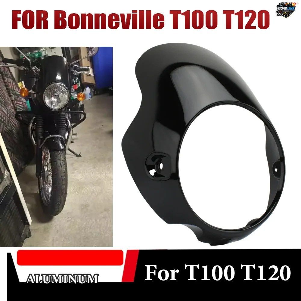 トライアンフ ボンネビル T100 T120 サンダーバード スポーツ スラクストン用オートバイ フロント ヘッドライト フェアリング ウインドシー