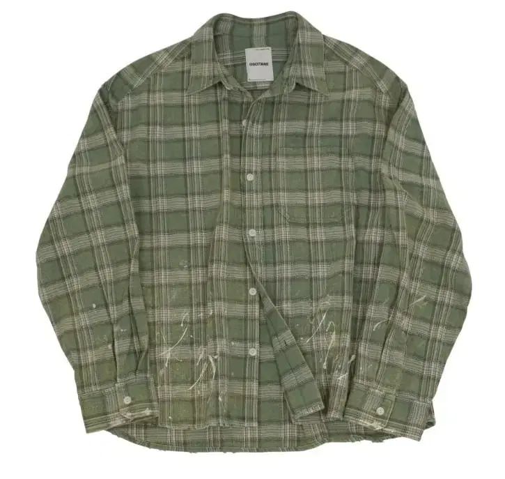 OSCITARE VTG LUMBERJACK SHIRTS (GREEN)