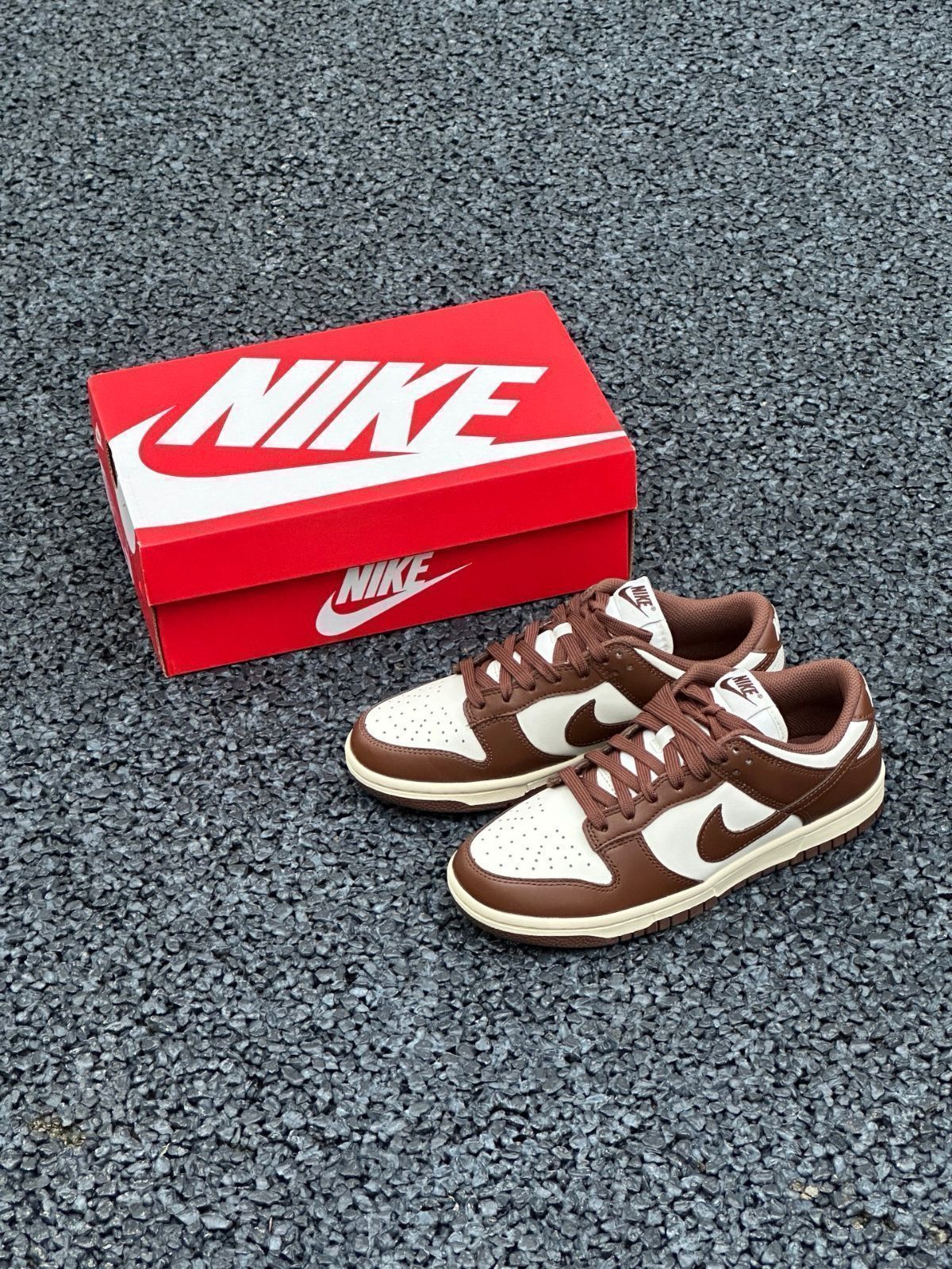 NIKE WMNS DUNK LOW DD1503-124 SAIL/CACAO WOW-COCONUT MILK ナイキ ウィメンズ ダンク ロー セイル カカオ ココナッツミルク レディース スニーカー