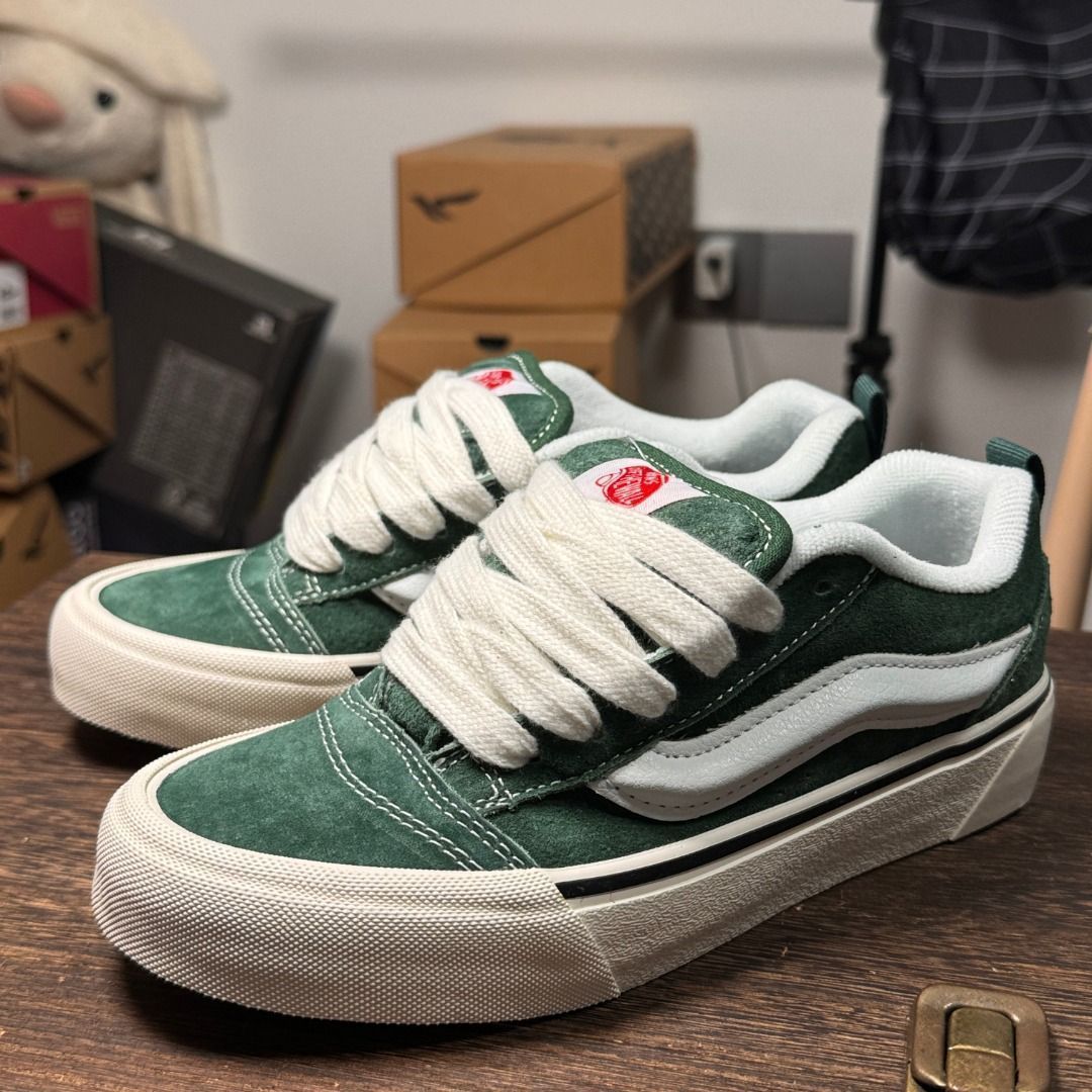 【今日特価】Vans Knu-Skool ダークグリーン スニーカー!送料無料!在庫限定のお得な価格です!
