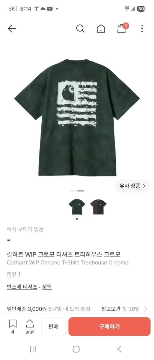 カーハート WIP クロモ Tシャツ