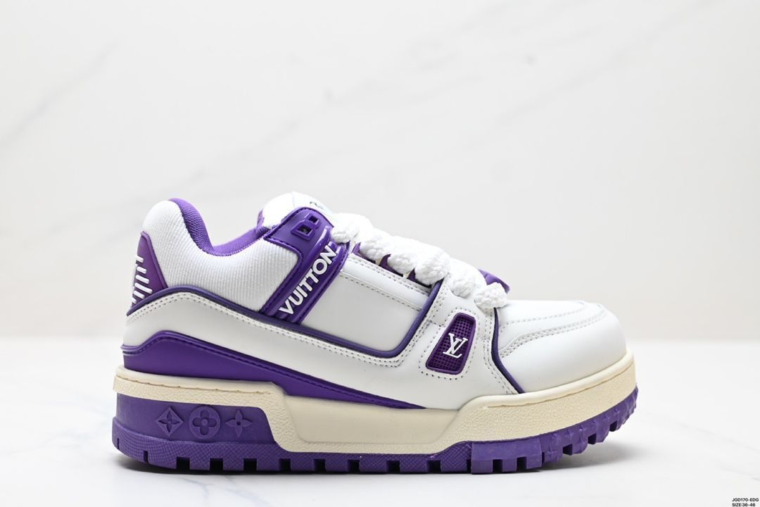【LVルイ・ヴィトン】Trainer Maxi Low Sneaker パンブレッド マキシシリーズ ローカット カジュアル スポーツ バスケットシューズ06