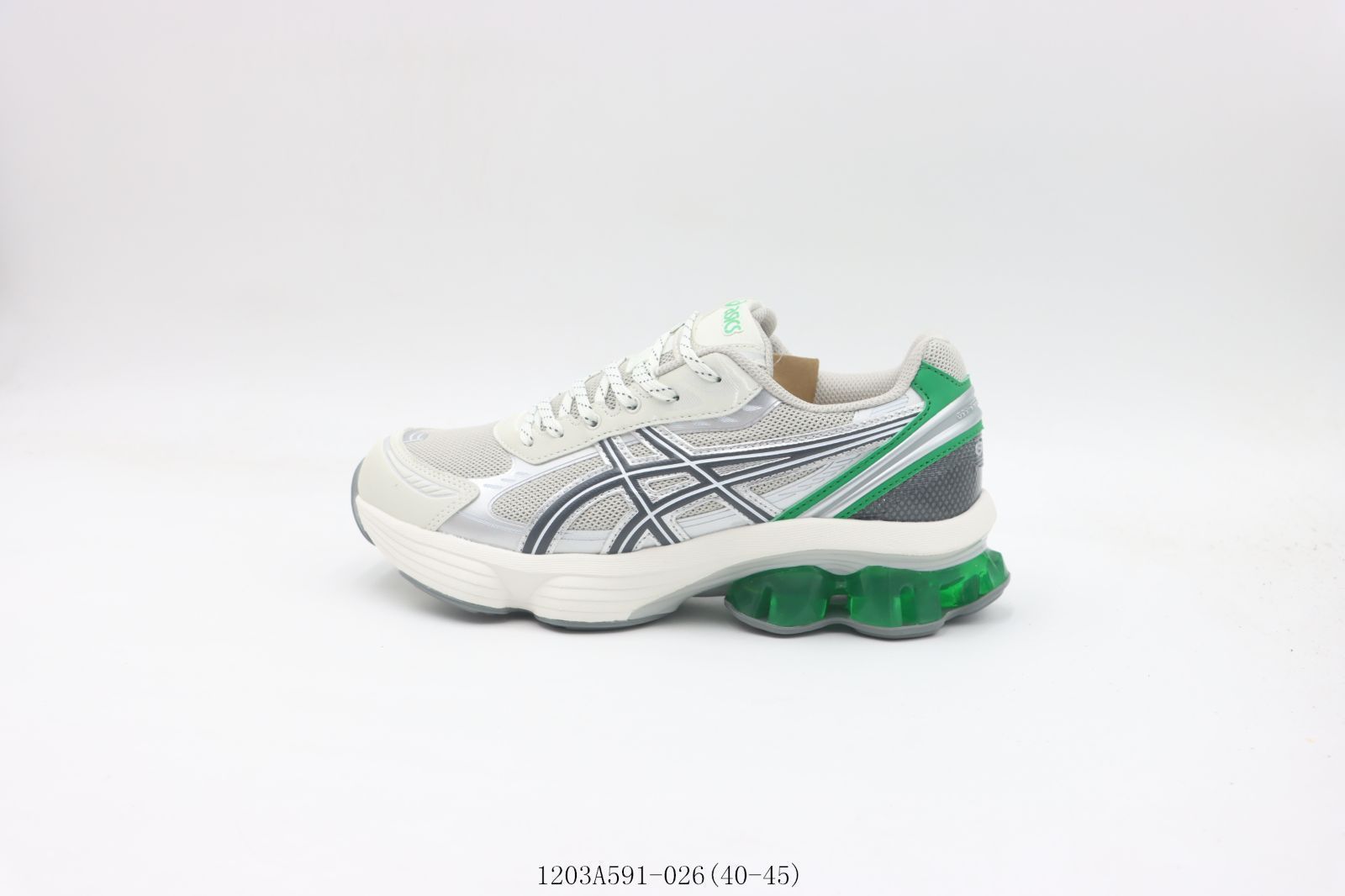 【今日特価】アシックス / ASICS アシックスランニングシューズ ホワイトグレーグリーン 1203A591 - 026
