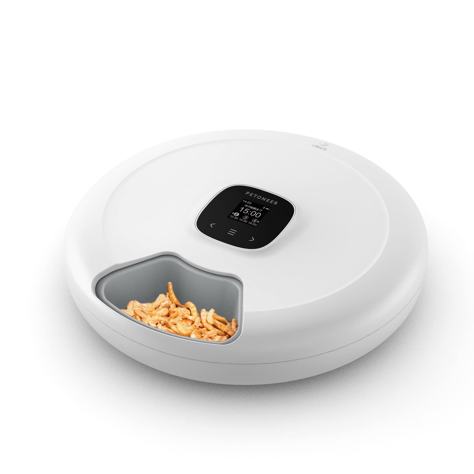 Petoneer NutriSpin 6 Meal Pet Feeder【ニュートリスピン】 安心の国内サポート 付き PF001 ペット用 自動給餌器 ウェットフード対応 2WAY給電 犬猫お留守番対策 お手入れ簡単 自動餌やり機 ペット用 72721294