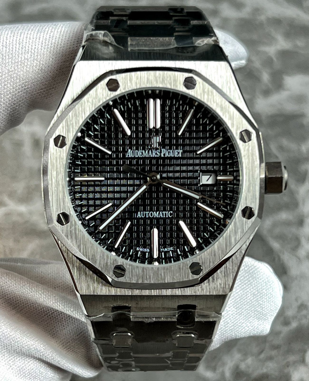 19今すぐ購入へようこそ! ！未使用 新品 オーデマピゲ 腕時計 15500ST.OO.1220ST.0122｜本日限定特価｜新品未使用-