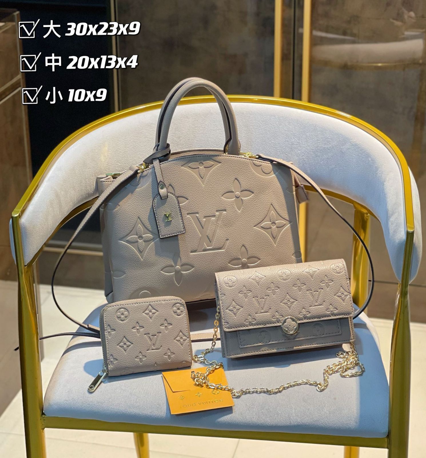 美品 LOUIS VUITTON バッグ ルイヴィトン ショルダーバッグ ハンドバッグ 財布 3点セット｜本日限定特価｜新品未使用-