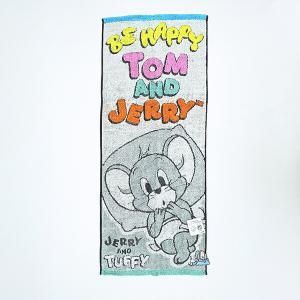 【新品・5営業日で発送】丸眞 トムとジェリー ビーハッピージェリー ミニ/フェイスタオル (4105115000)【入数:10】