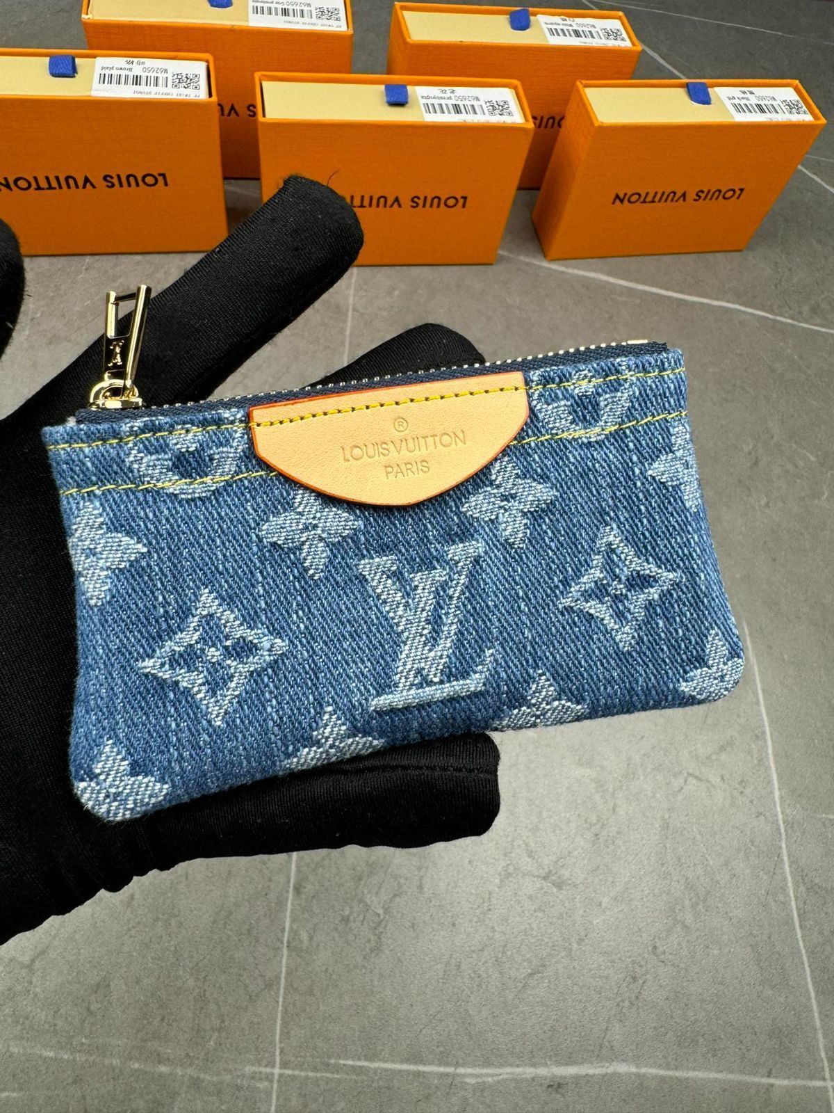 【本日限定特価】ルイヴィトン LV Louis Vuitton キーケース＆ウォレット 12×7×1.5cm モノグラムデニム [本日特価|新品未使用品]