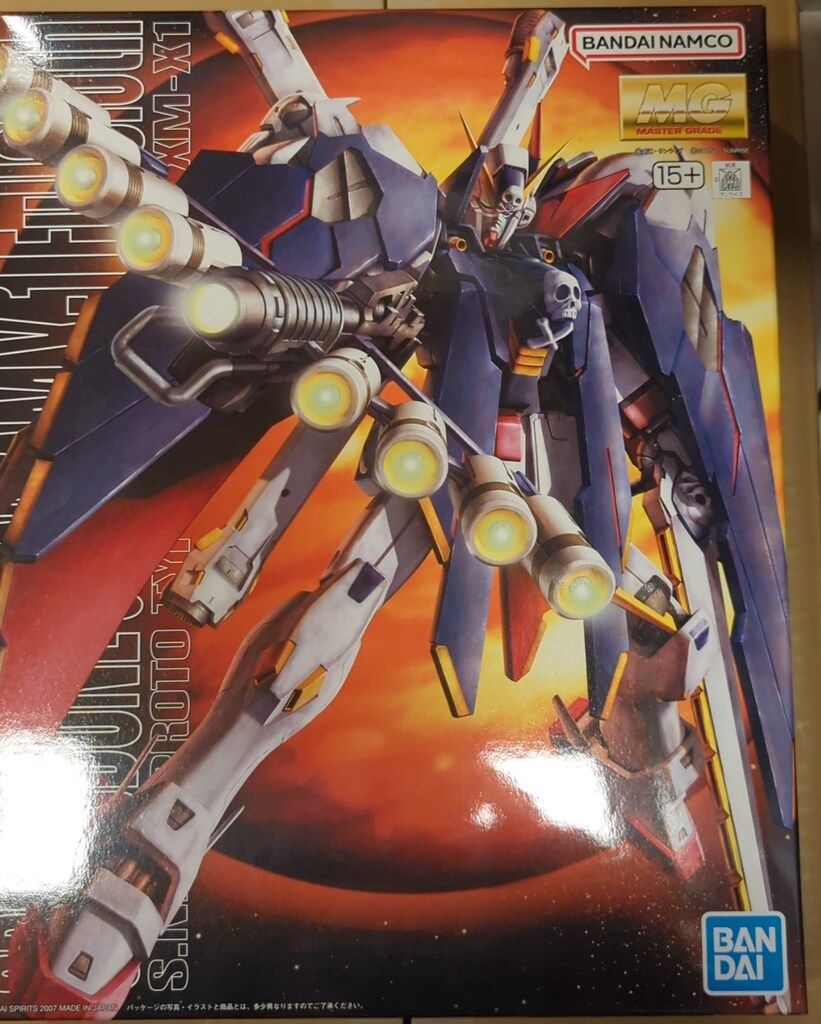 バンダイ MG 1/100 機動戦士クロスボーン・ガンダム クロスボーンガンダムX-1フルクロス バンダイナムコ版 15＋表記