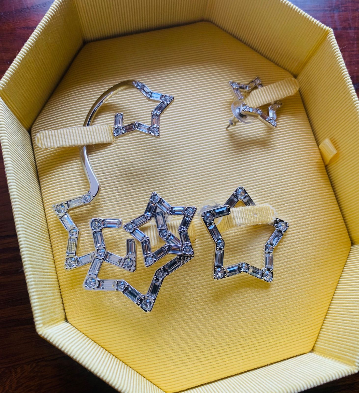 新品 スワロフスキー SWAROVSKI Stella イヤーカフ 3点セット
