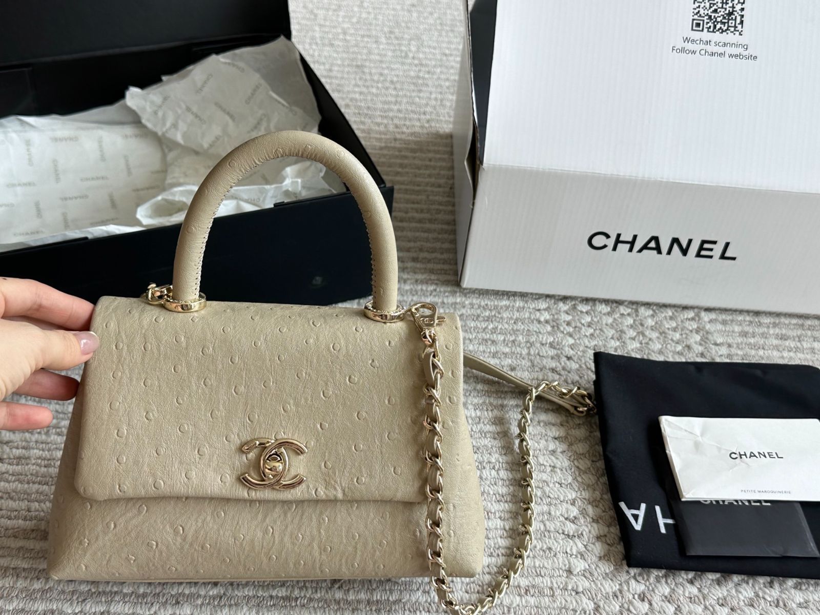 【今日特価】Chanel Coco Handle Bag (22cm) - シャネル ココ ハンドル バッグ 【今日特価】Chanel Coco Handle Bag (22cm) - シャネル ココ ハンドル バッグ