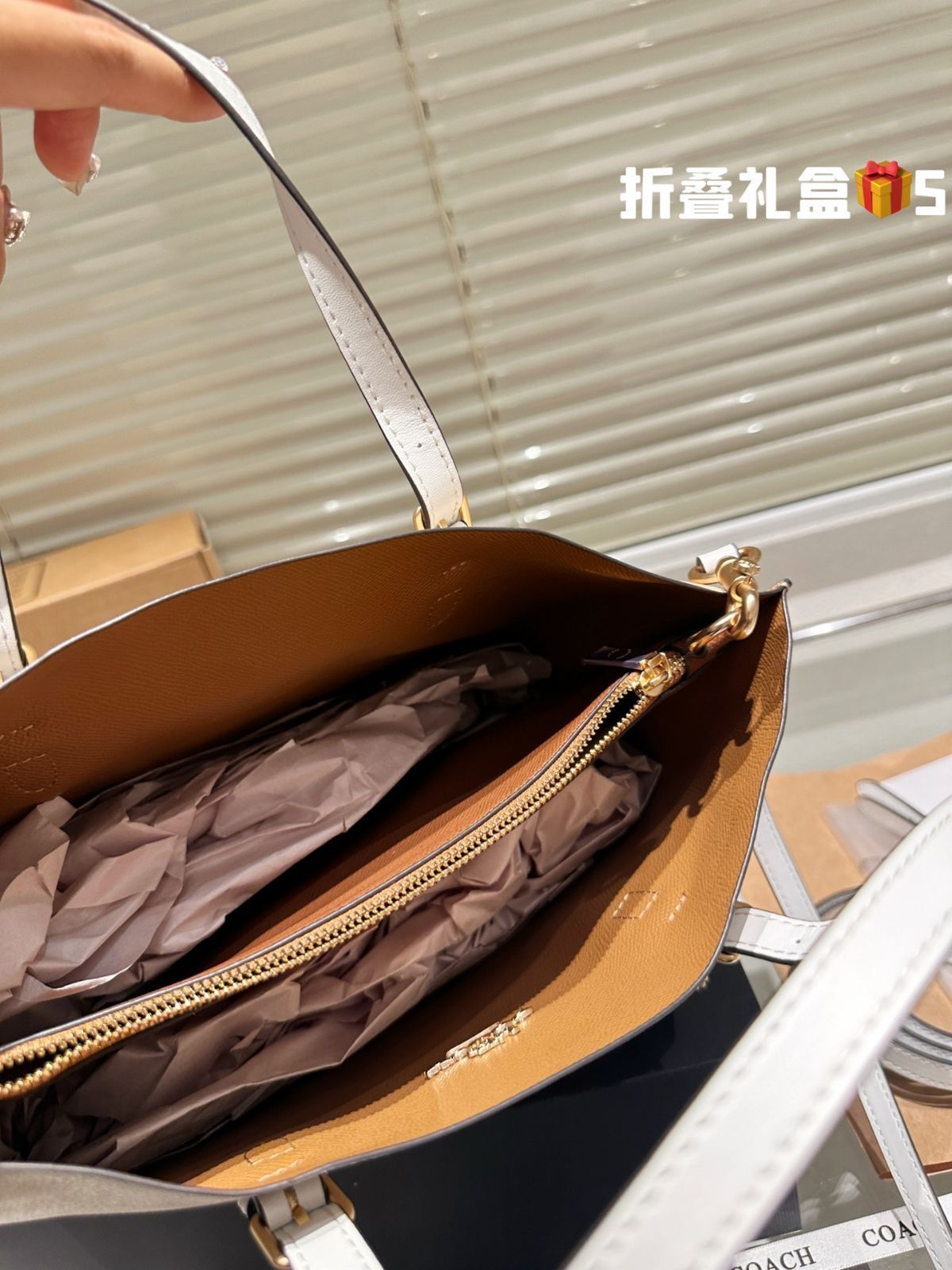 【今日特価】COACH Mollie 25 トートバッグ スーパーポピュラーショッピングバッグ