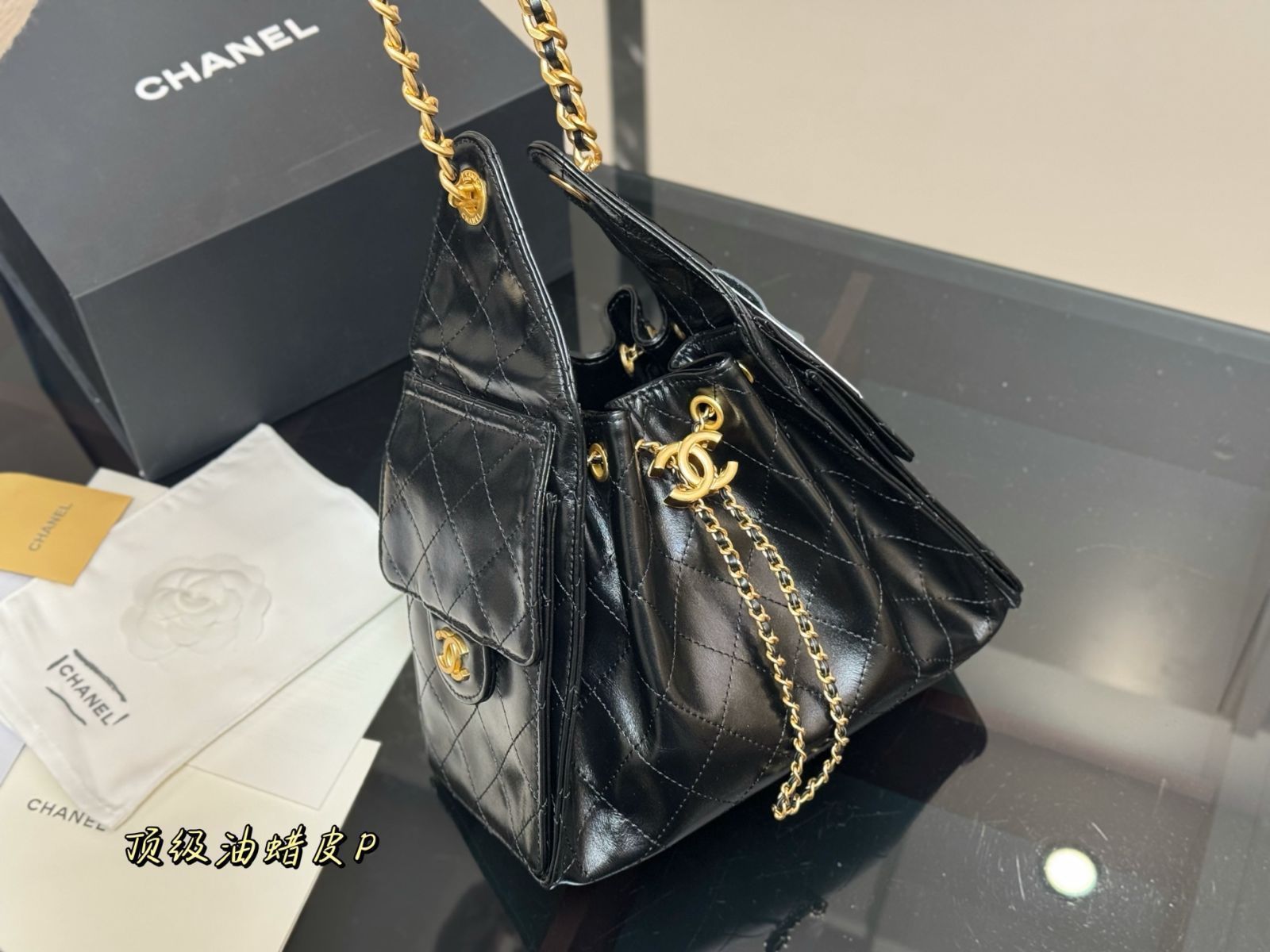 【今日特価】Chanel 25bag Small Hobo 25s オイルレザー ホボバッグ