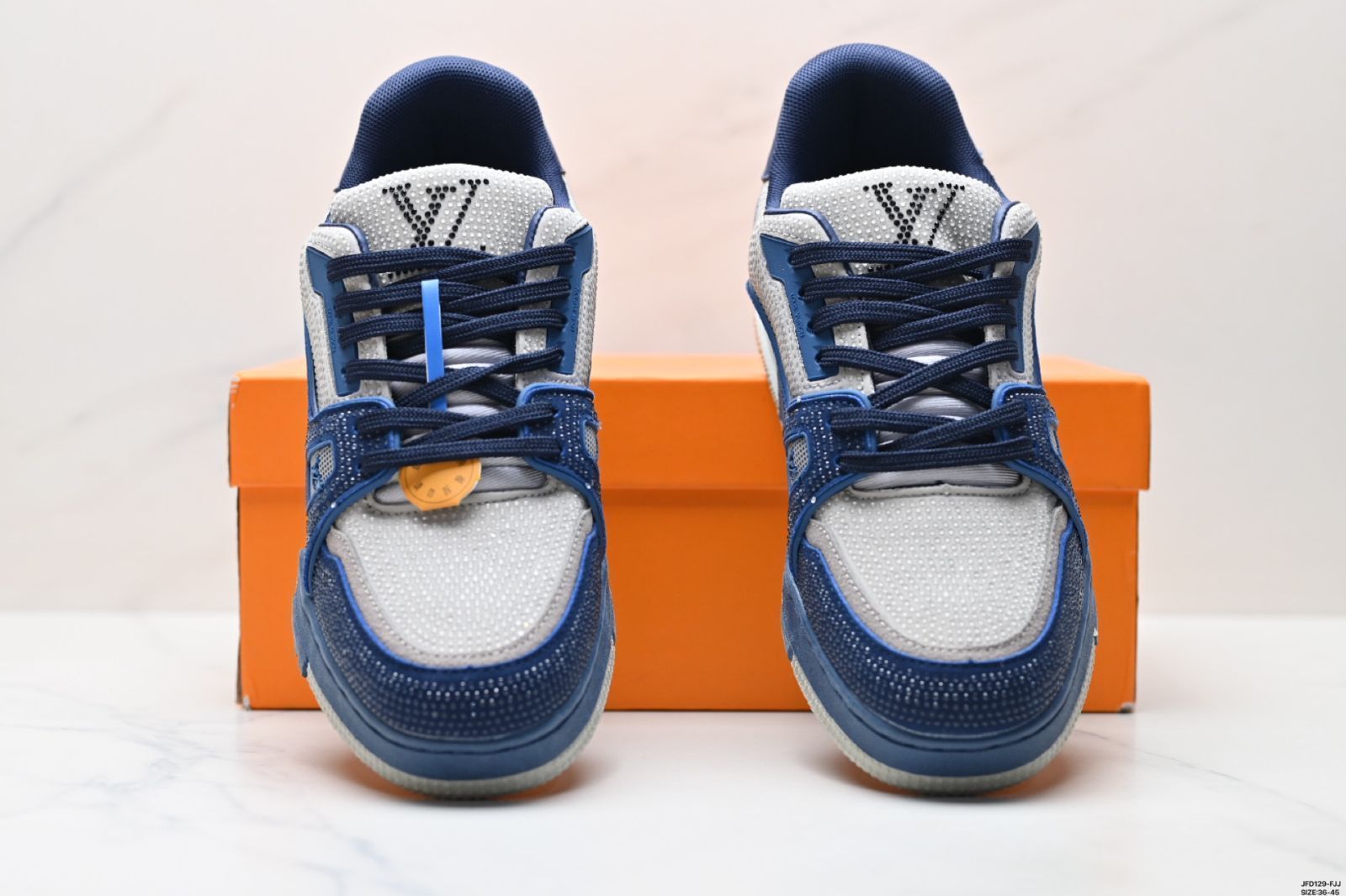 LV（ルイヴィトン）Louis Vuitton Trainer Sneaker Low レジャースポーツカルチャーユニセックススケートシューズ