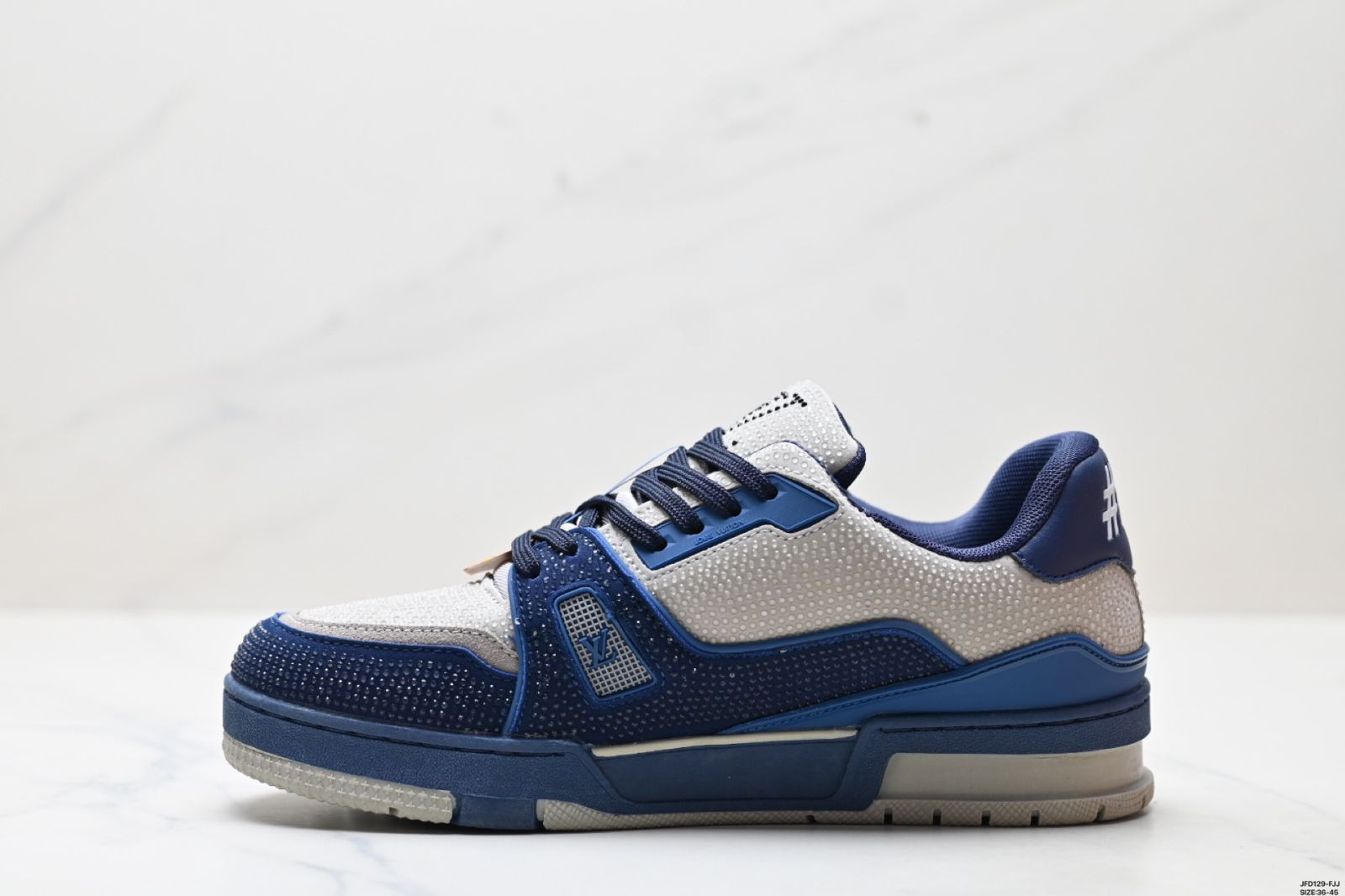 LV（ルイヴィトン）Louis Vuitton Trainer Sneaker Low レジャースポーツカルチャーユニセックススケートシューズ