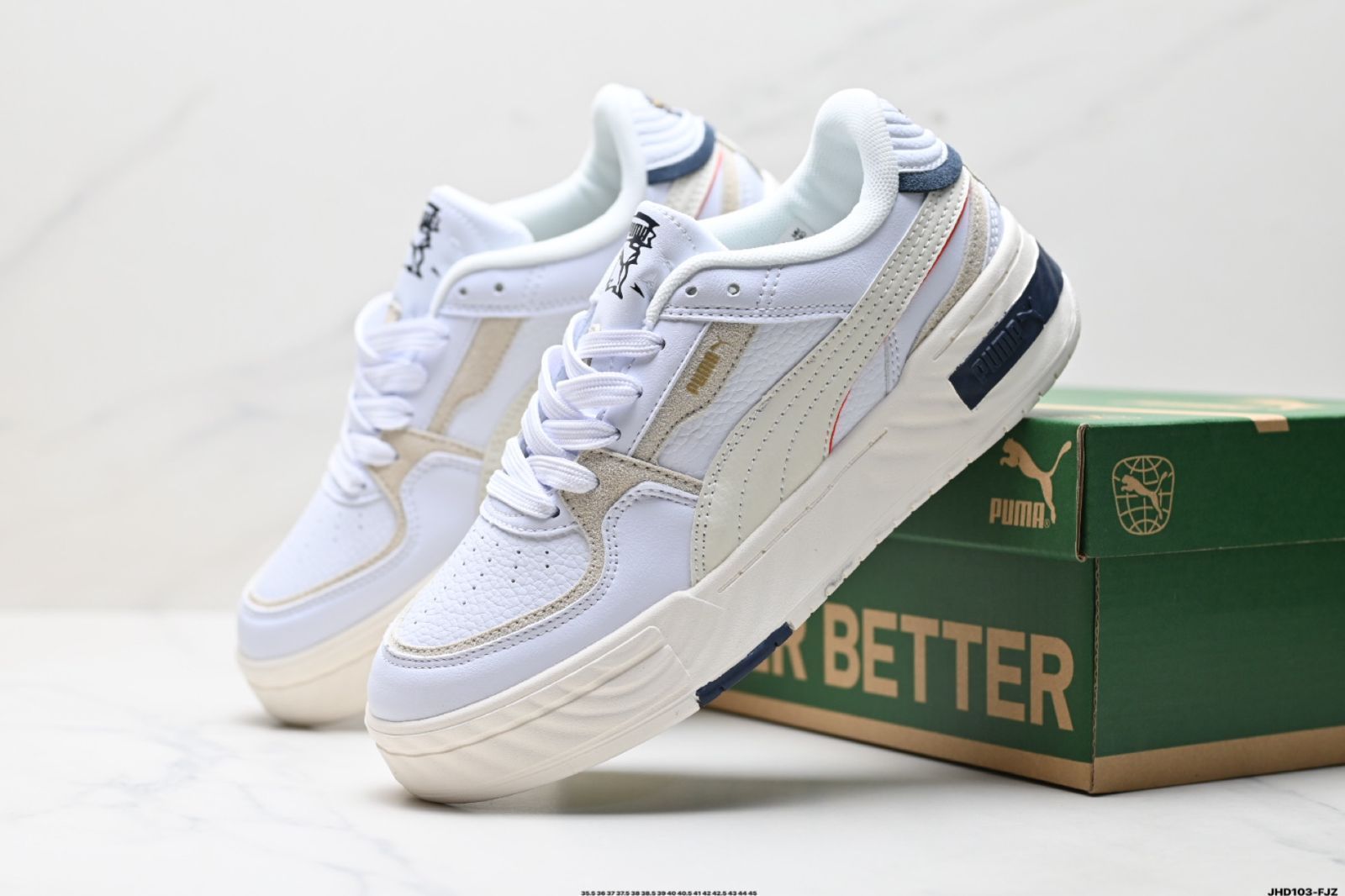 PUMA プーマ CA Pro Ripple レトロカジュアル クッション性・耐磨耗性 ロートップ スケートボードシューズ