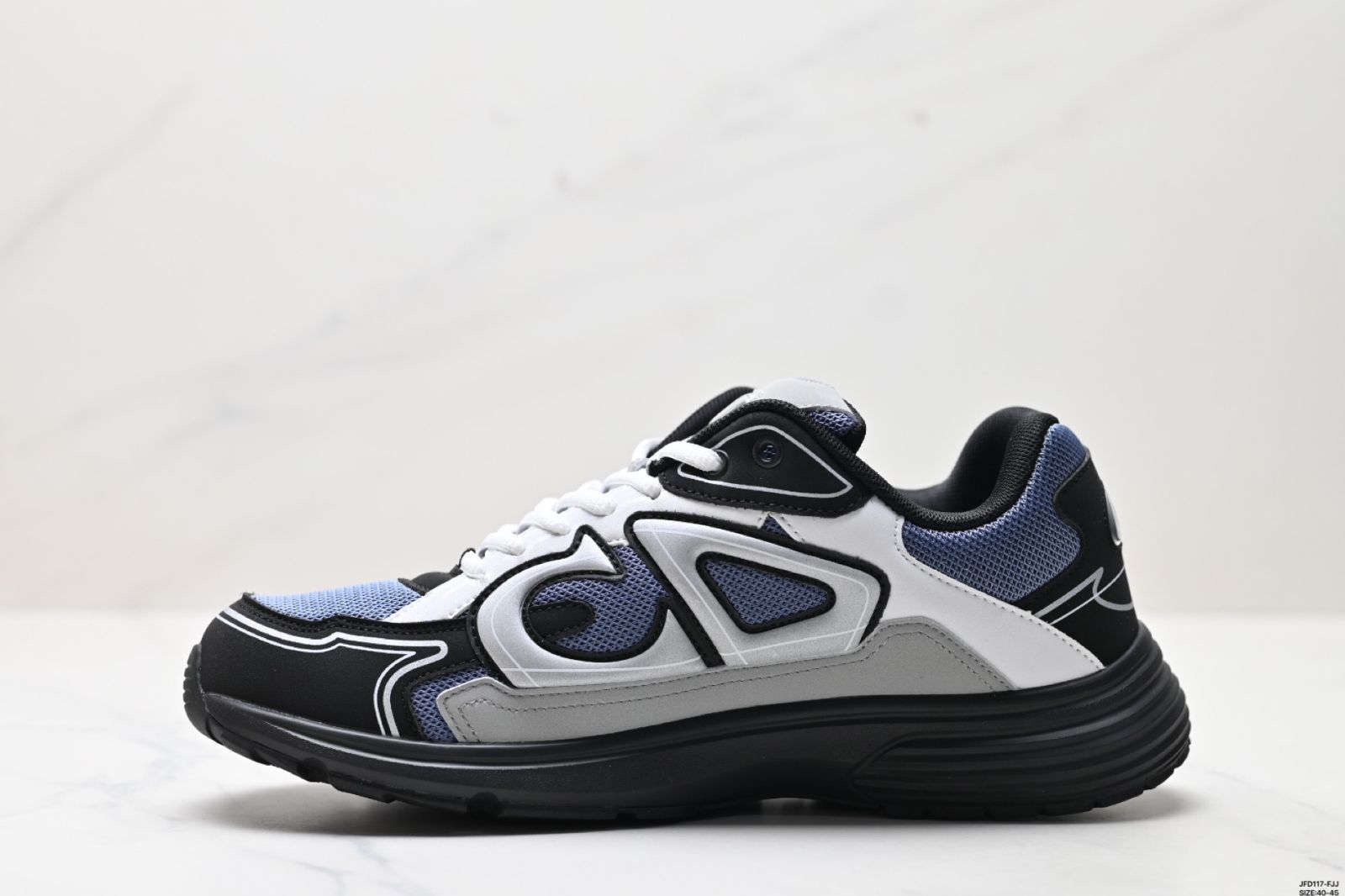 Dior（ディオール）B30 メッシュ生地厚底レース付きレジャーロートップスニーカー 男女共通ダッドシューズ