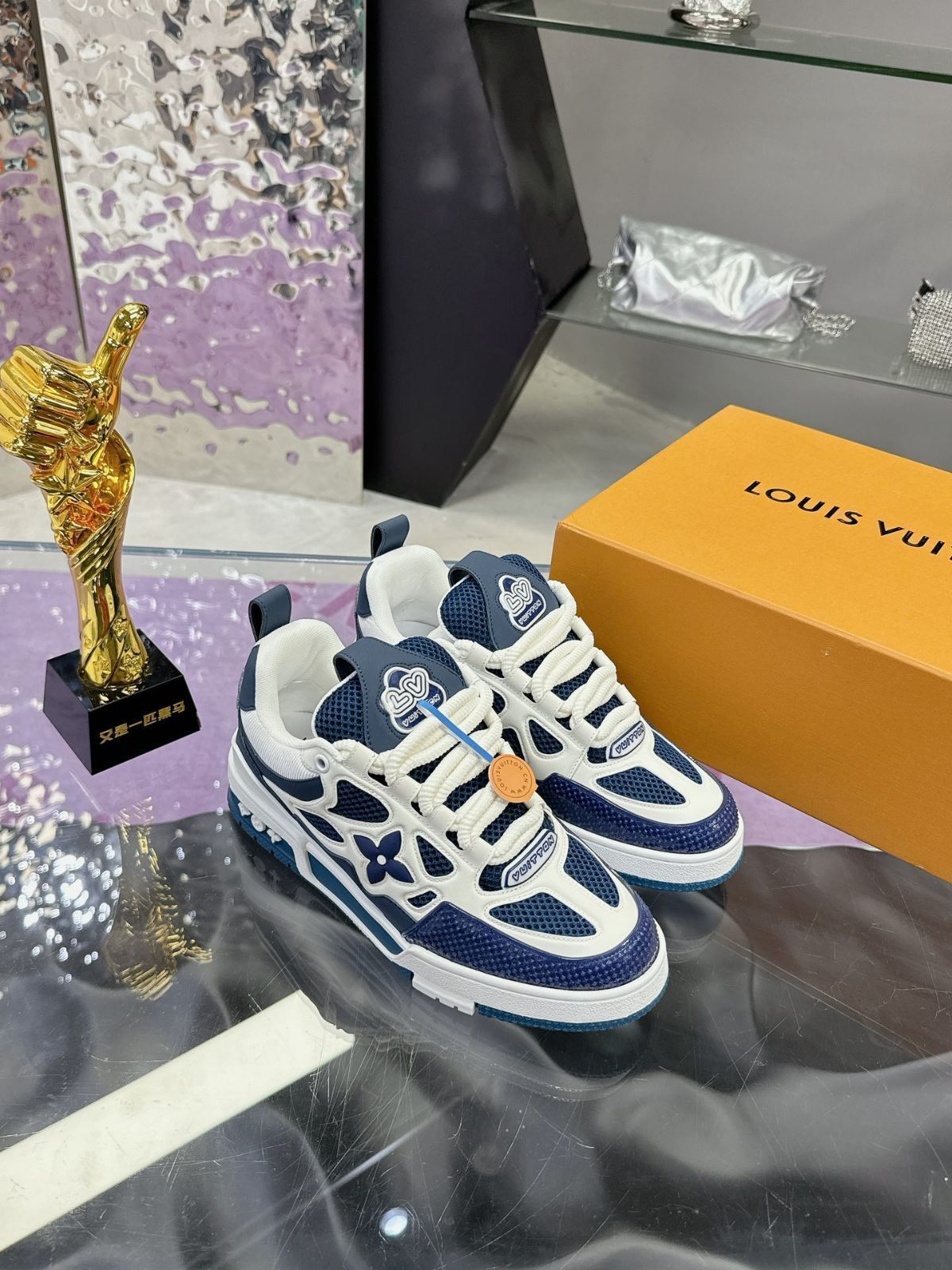 Louis Vuitton trainer カップルスタイルのロートップパンシューズ Louis Vuitton trainer カップルスタイルのロートップパンシューズ
