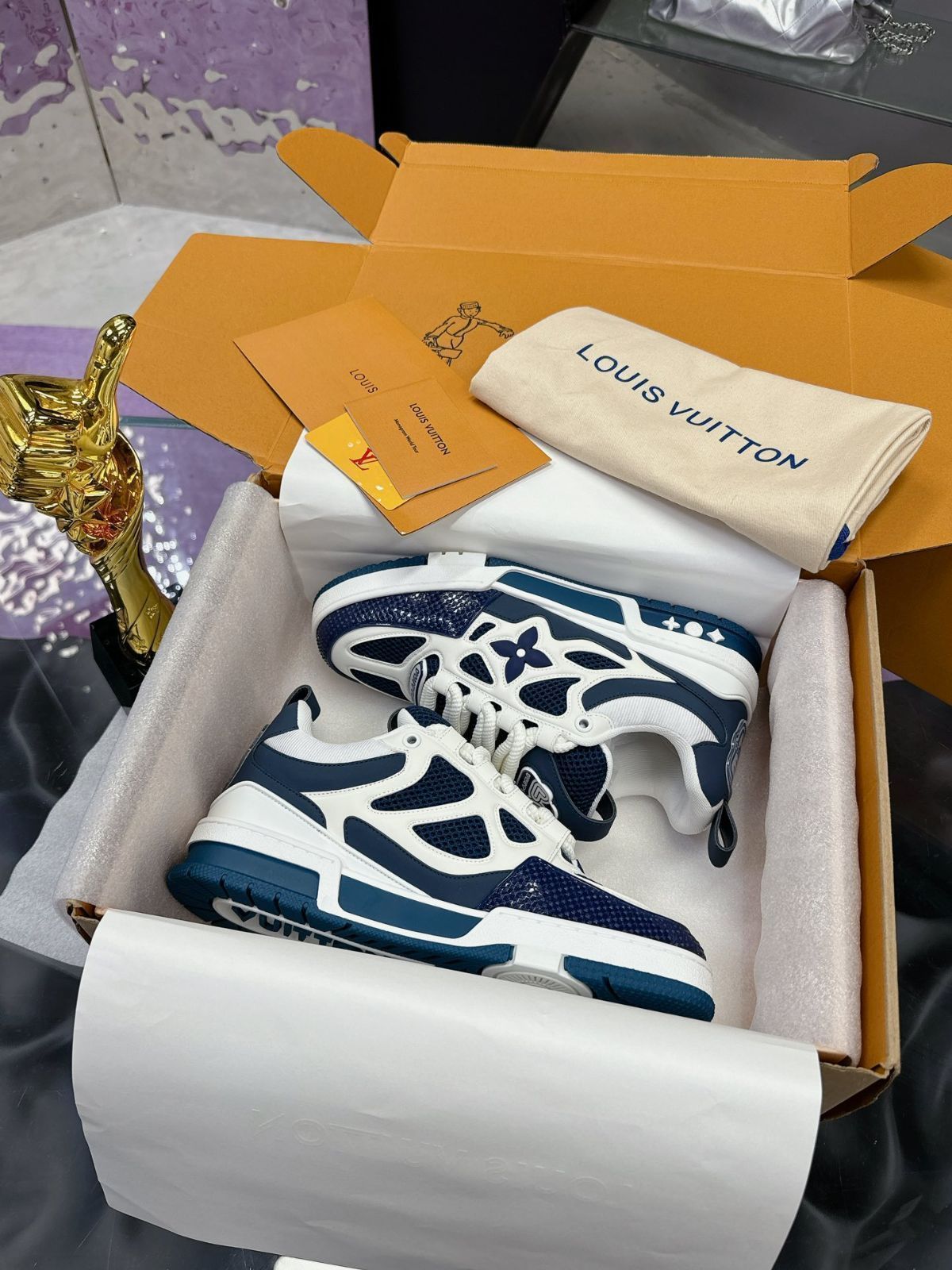Louis Vuitton trainer カップルスタイルのロートップパンシューズ Louis Vuitton trainer カップルスタイルのロートップパンシューズ