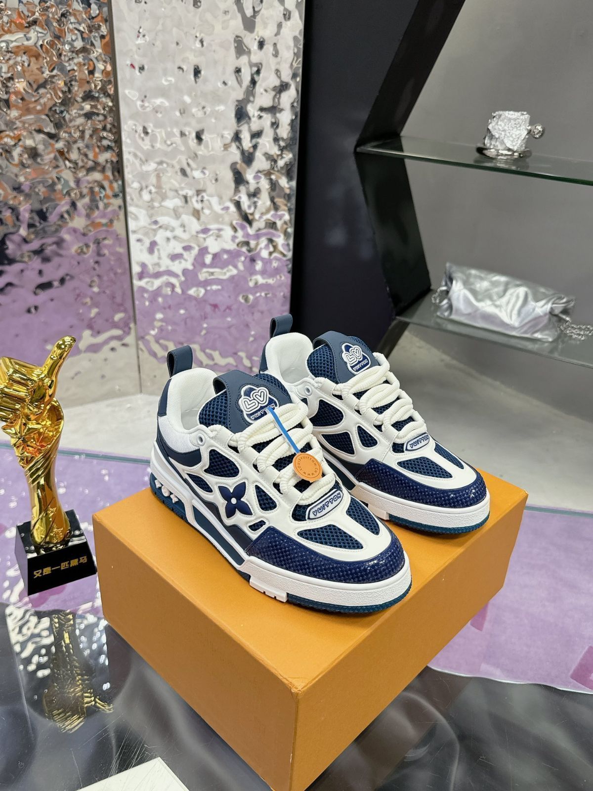 Louis Vuitton trainer カップルスタイルのロートップパンシューズ Louis Vuitton trainer カップルスタイルのロートップパンシューズ