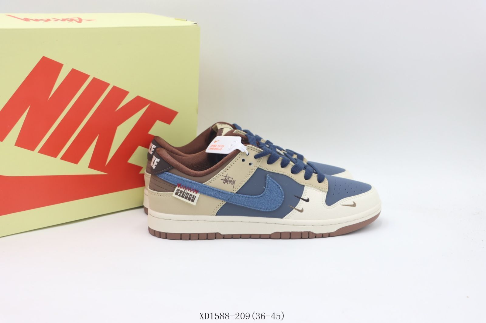 【今日特価】Nike ナイキ スケートシューズ XD1588-209 ホワイトブルーブラウン