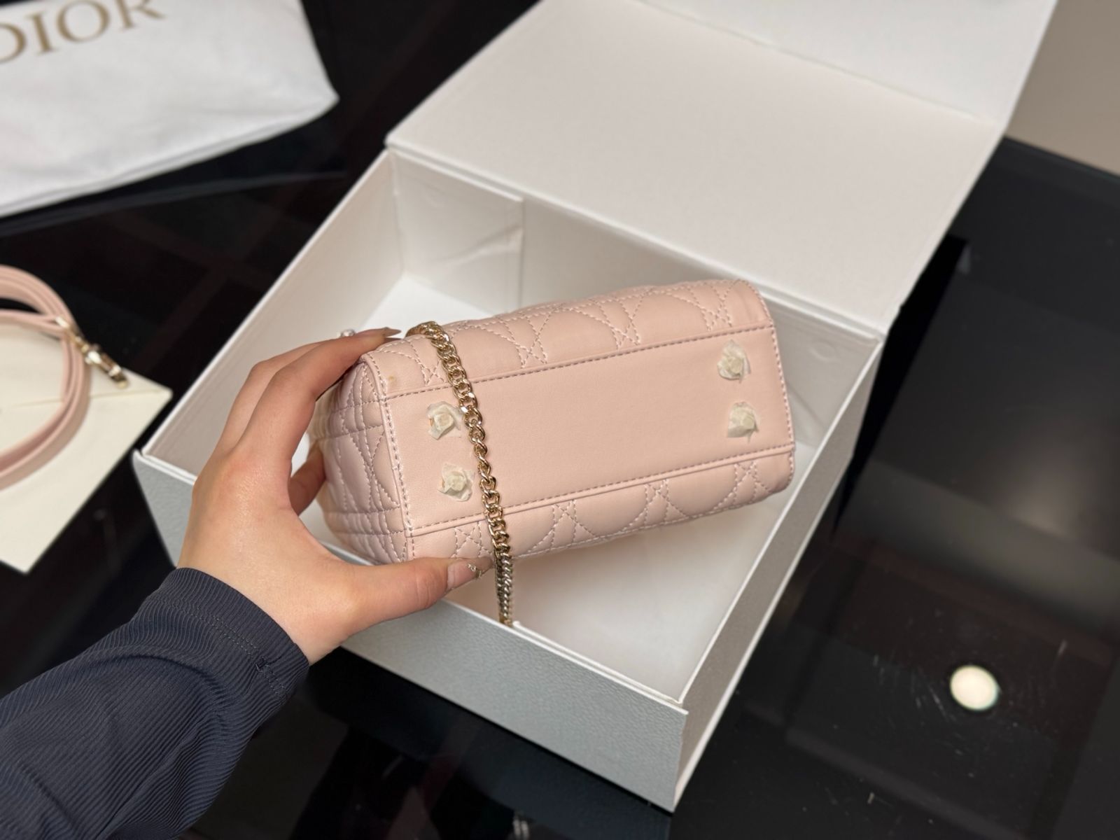 【今日特価】DIOR Lady Dior ライディオール 羊皮バージョン
