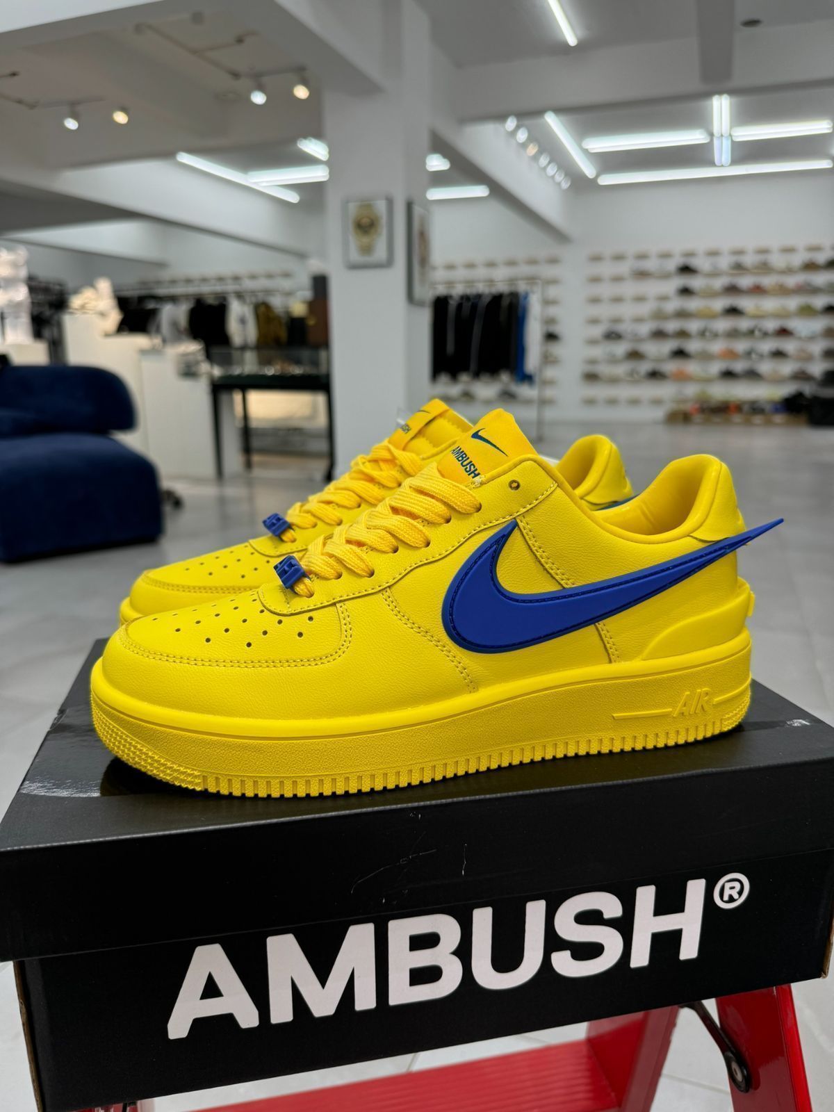 NIke Air Force 1 '07 Low AMBUSH 連名ビッグフック黄色