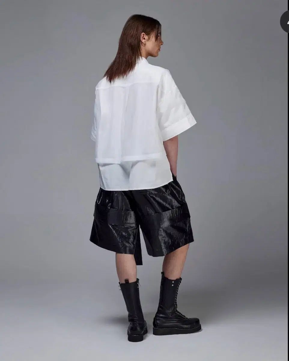 SONGZIO HOMME(ソンジオ・オム) 24SS ベイルド ダブル レイヤード シャツ ジャケット 48 SONGZIO HOMME(ソンジオ・オム) 24SS ベイルド ダブル レイヤード シャツ ジャケット 48
