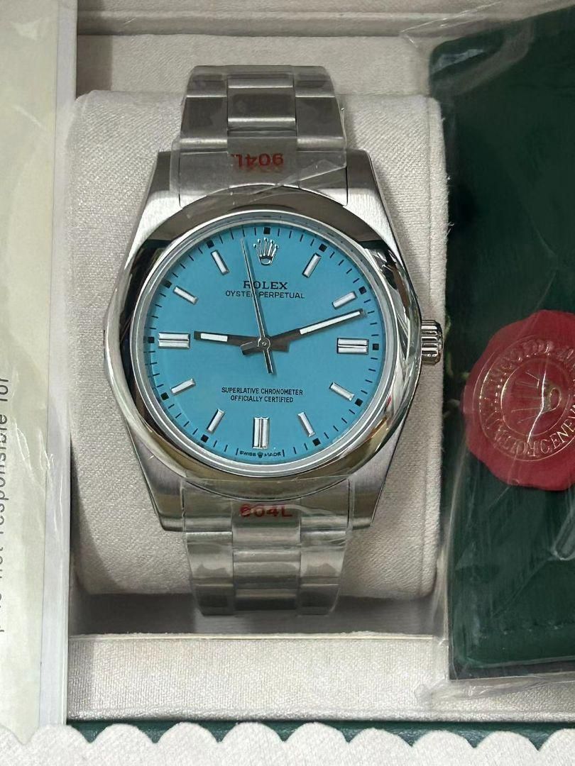 ROLEX Oyster Perpetual ターコイズブルー｜本日限定特価｜新品未使用