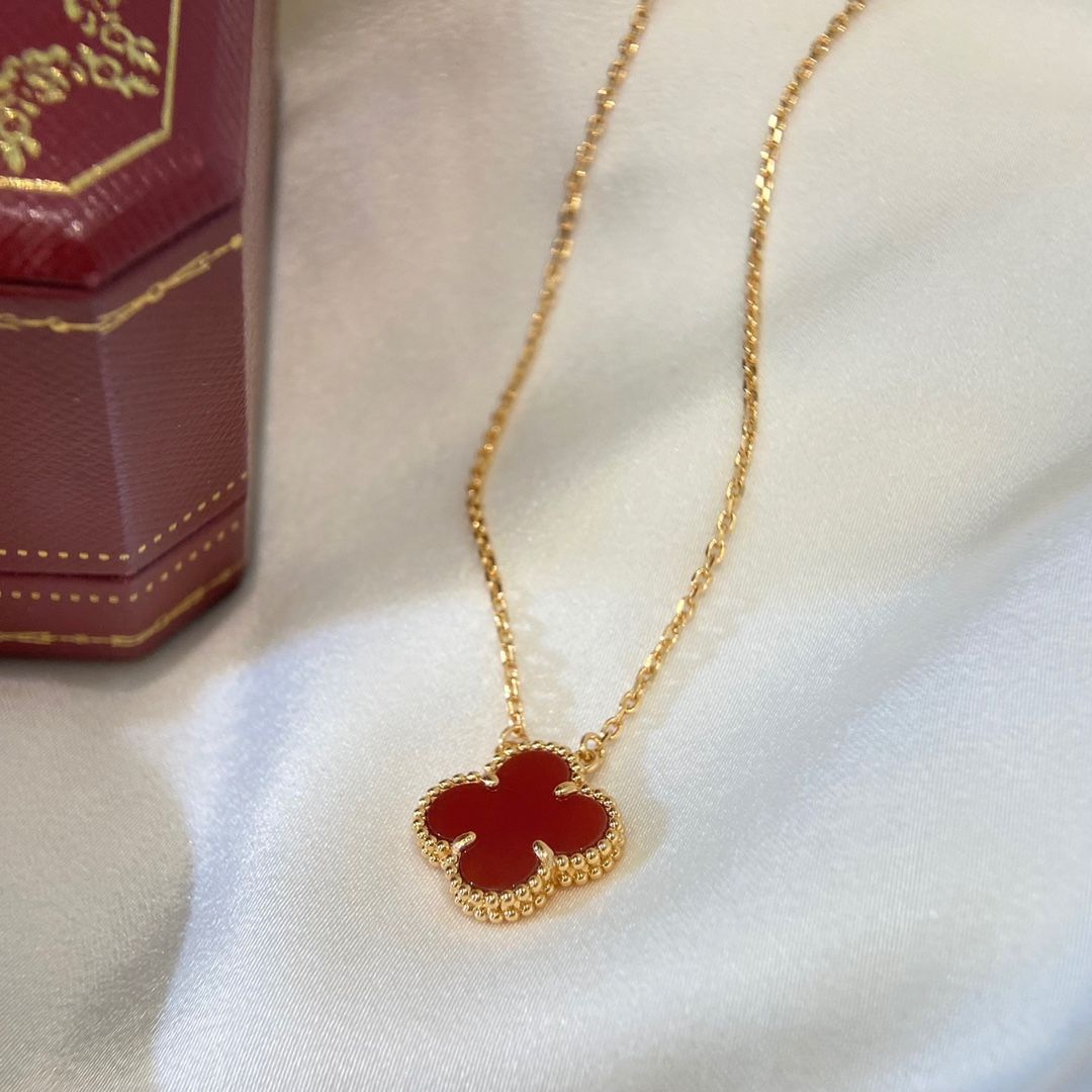 スウィート アルハンブラ ペンダント、カーネリアン、ヴァン クリーフ&アーペル Van Cleef & Arpels VCARN59M00｜本日限定特価｜新品未使用