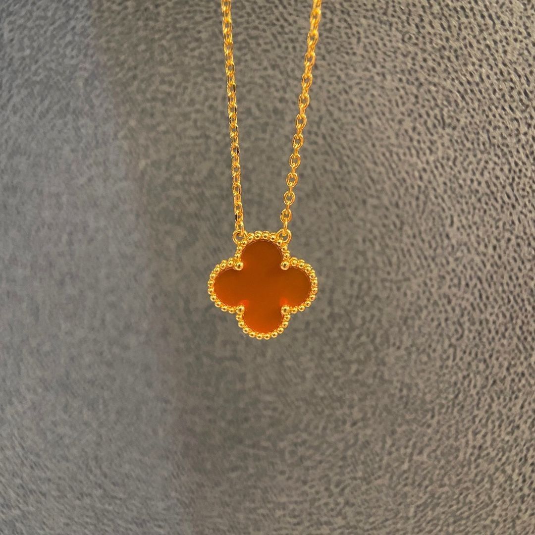 スウィート アルハンブラ ペンダント、カーネリアン、ヴァン クリーフ&アーペル Van Cleef & Arpels VCARN59M00｜本日限定特価｜新品未使用